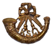 King's Shropshire Light Infantry badge. Source Wikimedia Commons